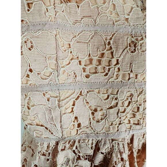 NBD REVOLVE Give It Up Light Pink Lace Mini Dress Woman’s Small NWT - Picture 11 of 16